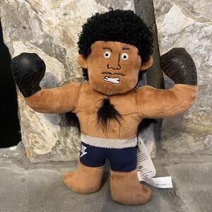 BARK Destroyers Club Hurricane Floyd Dog Toy Plush Boxer Squeaker